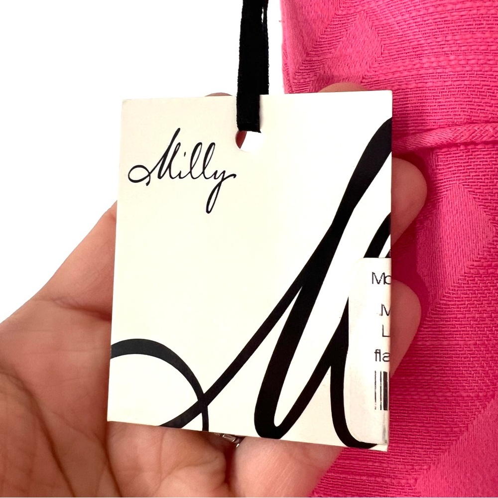 🆕 Milly of New York Pink Knee Length Mini Dress Size 4 NWT - Picture 6 of 10